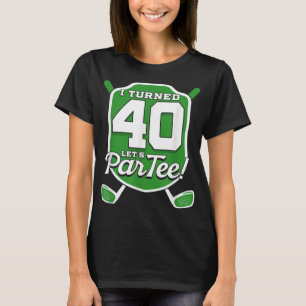 40. Geburtstag Golfer Golfing 40 Tage Golf Player T-Shirt