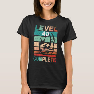 40. Geburtstag Mann Stufe 40 Jahre Männer Frauen 1 T-Shirt