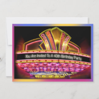 40. Geburtstag Marquis Einladung