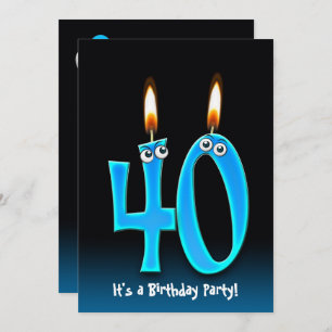 40. Geburtstag Party Einladung