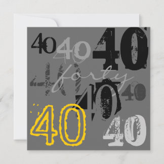 40. Geburtstag Party Einladungen