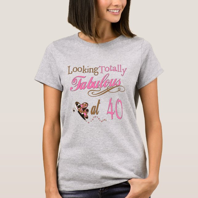 40. Geburtstag Party Geschenke T-Shirt (Vorderseite)