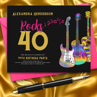 40. Geburtstag Party Rocks 40 Budget