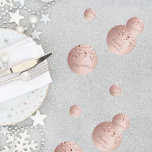 40. Geburtstag Party Rose Gold rosa Sterne Glasur Konfetti<br><div class="desc">Girly und feminine Confetti für Ihr 40-jähriges Party Tischumfeld. Eine Rose Gold Imitate metallisch, Folie aussehend mit tropfenden Sternen in Rose Gold dekoriert. Vorlagen für Datum und Name/Alter 40. Dunkle Rose goldfarbene Buchstaben. Einige konfetti-Chips mit Namen und Datum, andere mit dem Text: Happy Birthday geschrieben mit einem trendy handhabeten Skript...</div>