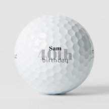 40. Geburtstag Personalisiert Titleist Pro V1