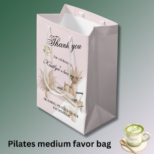 40. Geburtstag Pink Pilates Thema Geburtstag  Mittlere Geschenktüte