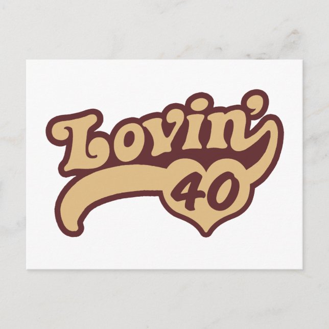 40. Geburtstag Postkarte (Vorderseite)