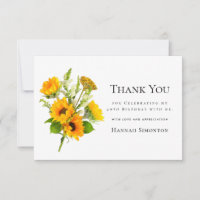 40. Geburtstag Sonnenblume Bouquet Personalisiert