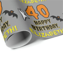 40. Geburtstag: Spooky Halloween Theme, Individuel