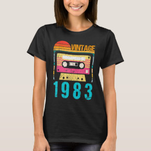 40. Geburtstag u2013 Vintage Kassette 1983 T-Shirt