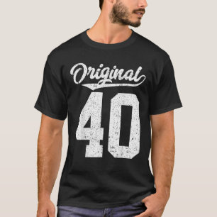 40. Geburtstag und 40. T-Shirt