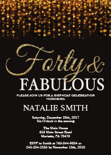 Einladungen 40 Geburtstag Zazzle At