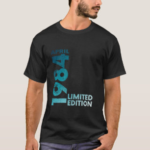 40. Geburtstag Vintag 1984 April 40 Jahr Frauen T-Shirt
