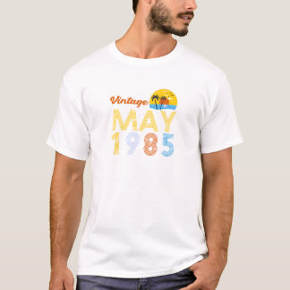 40. Geburtstag Vintag Mai 1985 40 Jahre Alte Gesch T-Shirt