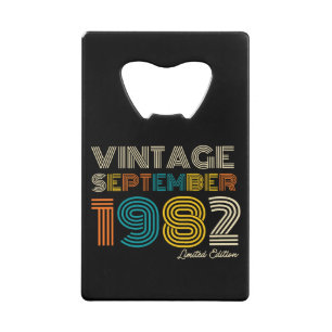 40. Geburtstag Vintag September 1983 Limited Edtn. Geldbeutel Flaschenöffner