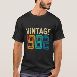 40. Geburtstag Vintage 1982 40 Jahre alte Männer T-Shirt