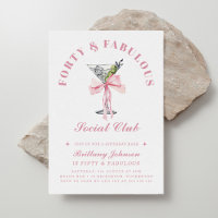 40. Geburtstag von Fabulous Bow & Martini