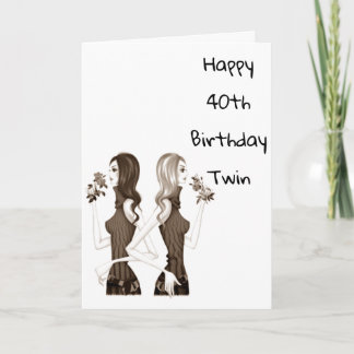 **40.** GEBURTSTAG WÜNSCHT SICH NACH MEINEM **ZWEI KARTE