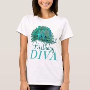 40. Geburtstags-Diva-Shirts T-Shirt