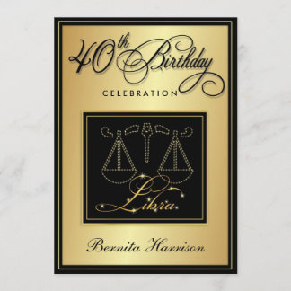 40. Geburtstags-Einladungen - Einladung