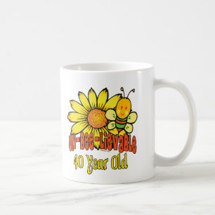 40. Geburtstags-Geschenke Kaffeetasse