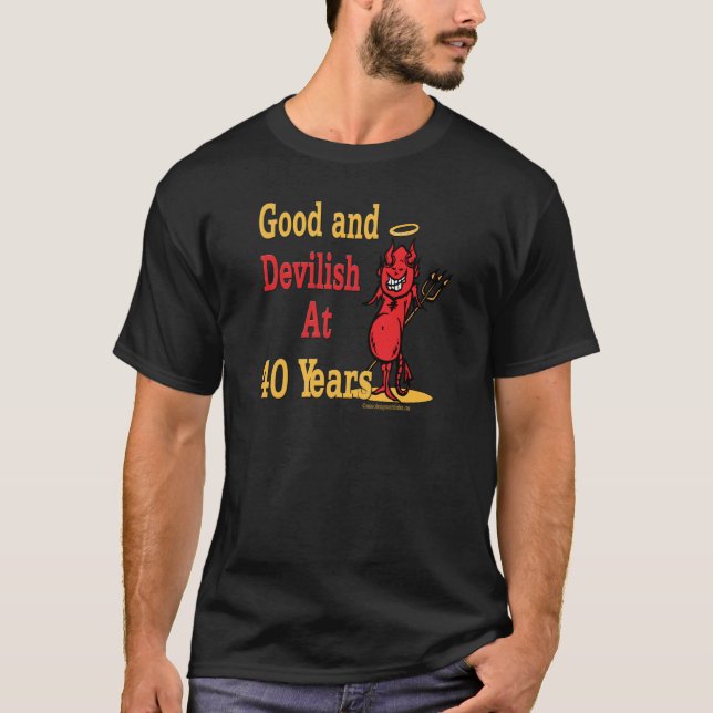 40. Geburtstags-Geschenke T-Shirt (Vorderseite)