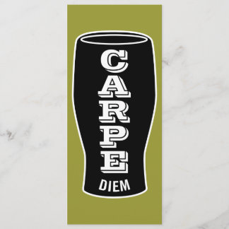 40. Geburtstags-Party Einladung Carpe Diem Beifall