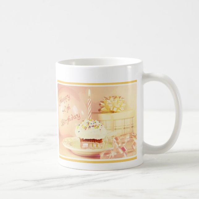 40. Geburtstags-Tasse der Diva Kaffeetasse (Rechts)