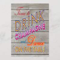 40. Geburtstags-Zeit, Champagne zu trinken -