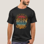 40. Geburtstagsdekoration Vintag 1982 40 Jahre alt T-Shirt<br><div class="desc">40. Geburtstagsdekoration Vintag 1982 40 Jahre alt</div>