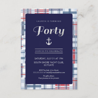 40. Geburtstagseinladung - 40. Schöner Sommer Einladung