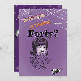 40. Geburtstagsfrauen Party Einladung