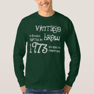 40. Geburtstagsgeschenk 1973 Vintage Brew Green G2 T-Shirt