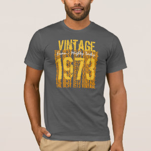 40. Geburtstagsgeschenk Best 1973 Vintag V503 T-Shirt