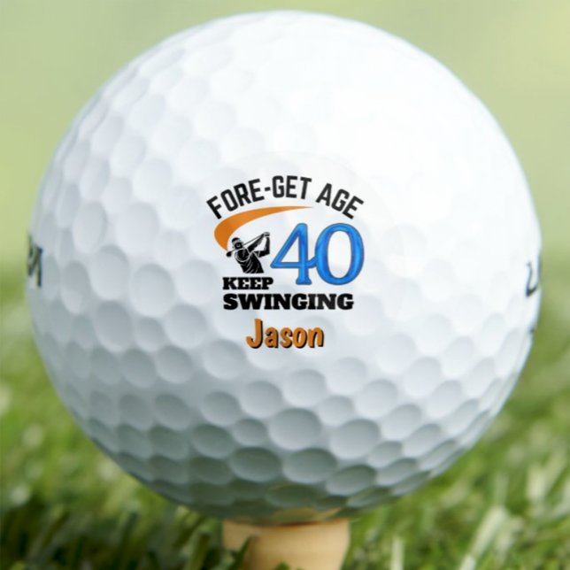 40. Geburtstagsgeschenk für Bruder Lustig Cool Ben Golfball (Von Creator hochgeladen)