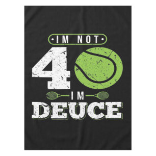 40. Geburtstagsgeschenk Tennis Blanket Tischdecke