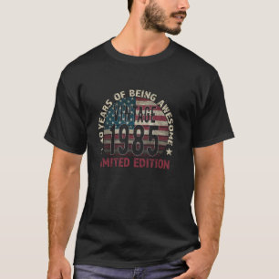 40. Geburtstagsgeschenke Männer Vintag geboren 198 T-Shirt