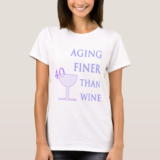 40. Geburtstagsgeschenkidee T-Shirt (Vorderseite)
