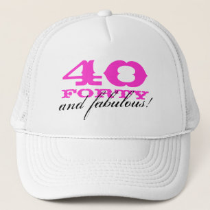 40. Geburtstagshut  40 und fabelhaft! Truckerkappe