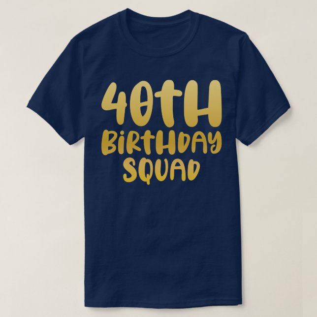 40. Geburtstagskleid T-Shirt (Design vorne)