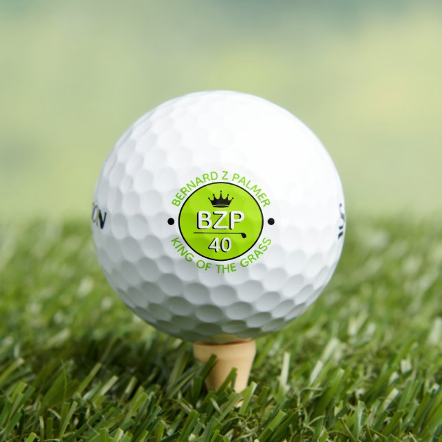 40 grüne Geschenk des Königs des Grasgolfers Golfball (Insitu T-Shirt)