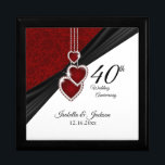 40. Hochzeitsjubiläum Schöner Keepake Erinnerungskiste<br><div class="desc">40., 52. oder 80. Hochzeitstag-Design-Geschenkboxen. ⭐ Dieses Produkt ist zu 100% anpassbar. Grafiken und Text können gelöscht, verschoben, verändert, verändert, gedreht usw. werden.. 99% meiner Designs in meinem Geschäft sind in Schichten gemacht. Dadurch können Sie die Größe und den Text leicht verändern und verschieben, sodass die Grafik und der Text...</div>