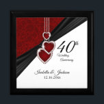 40. Hochzeitsjubiläum Schöner Keepake Erinnerungskiste<br><div class="desc">40., 52. oder 80. Hochzeitstag-Design-Geschenkboxen. ⭐ Dieses Produkt ist zu 100% anpassbar. Grafiken und Text können gelöscht, verschoben, verändert, verändert, gedreht usw. werden.. 99% meiner Designs in meinem Geschäft sind in Schichten gemacht. Dadurch können Sie die Größe und den Text leicht verändern und verschieben, sodass die Grafik und der Text...</div>