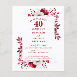 40. Hochzeitstag Blumenladen