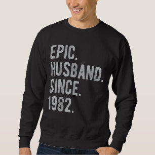 40. Hochzeitstag für seinen epischen Ehemänner Sin Sweatshirt