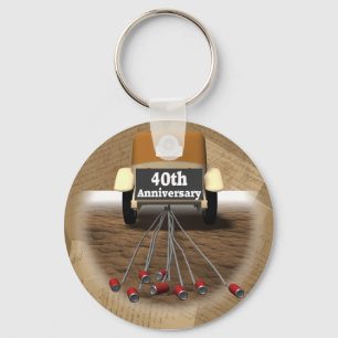 40. Hochzeitstag-Geschenke Schlüsselanhänger