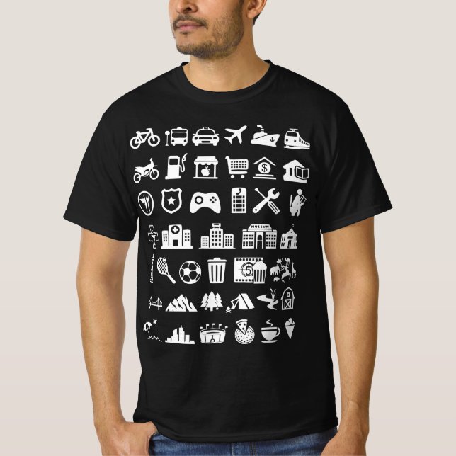 40 ICON REISEFUNNY GIFT T-Shirt (Vorderseite)