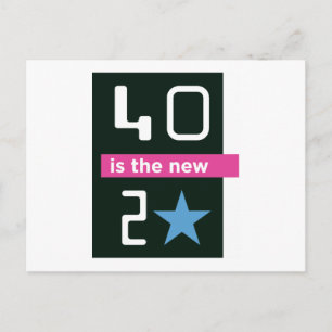 40 ist die neue Postkarte 20