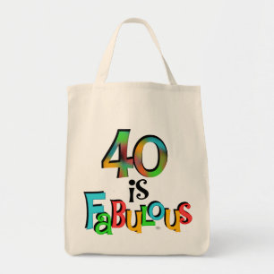 40 ist fabelhafte Geburtstagsgeschenke und T - Shi Tragetasche