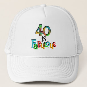 40 ist fabelhafte Geburtstagsgeschenke und T - Shi Truckerkappe